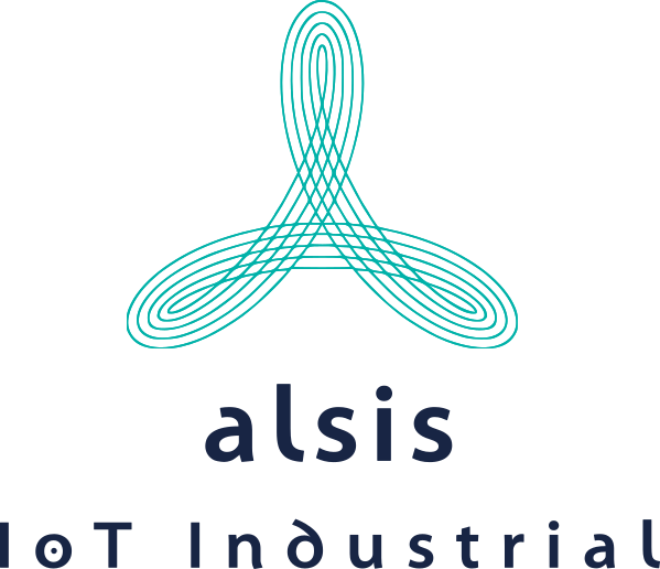 Logo de Alsis Iot Industrial con las letras debajo